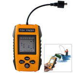 Localizador de Peixes Portátil com Fio com Sensor Sonar Transdutor e Ecrã LCD, Localizador de Peixes