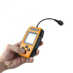Localizador de Peixes Portátil com Fio com Sensor Sonar Transdutor e Ecrã LCD, Localizador de Peixes