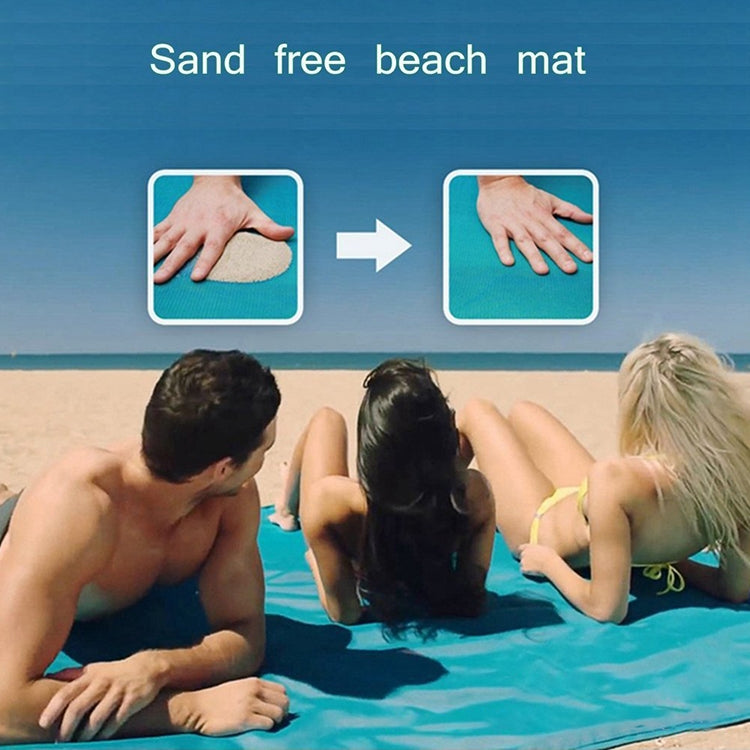 Colchão de Piquenique Dobrável Leve Sem Areia Almofada de Camping ao Ar Livre Tapete de Praia, Tamanho: 2x1.5m, 2 x 1.5m(Rosa), 2 x 1.5m(Verde), 2 x 1.5m(Azul)