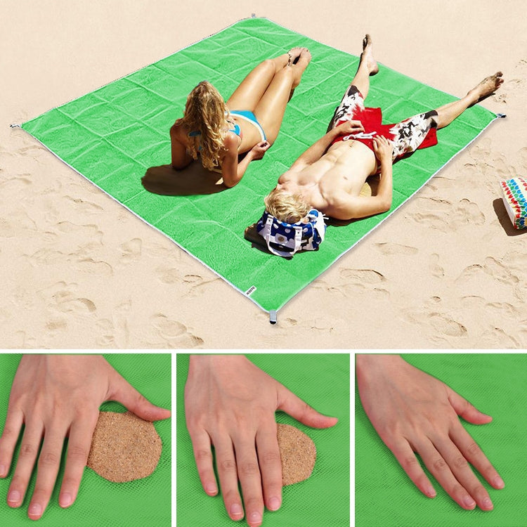 Colchão de Piquenique Dobrável Leve Sem Areia Almofada de Camping ao Ar Livre Tapete de Praia, Tamanho: 2x1.5m, 2 x 1.5m(Rosa), 2 x 1.5m(Verde), 2 x 1.5m(Azul)