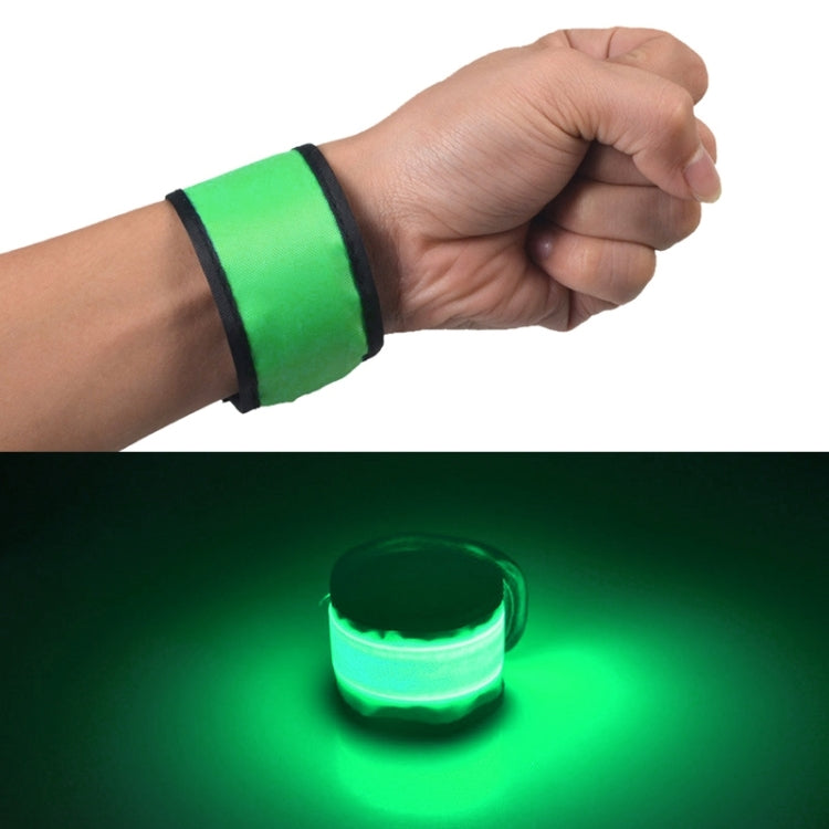 Pulseira de Pulso Desportiva LED Luminosa de Bater com Estalo, Pequena, Tamanho: 26*4cm, 26x4cm Verde Claro, 26x4cm Vermelho, 26x4cm Branco, 26x4cm Laranja, 26x4cm Rosa, 26x4cm Verde, 26x4cm Azul