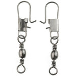 20pcs Conectores de Pesca 8# 3.5cm Giratório Barril com Anel de Segurança, 20pcs 8# 3.5cm