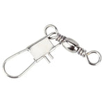20pcs Conectores de Pesca 8# 3.5cm Giratório Barril com Anel de Segurança, 20pcs 8# 3.5cm