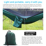 Rede de Pára-quedas Portátil para Exterior com Redes Mosquiteiras, Verde Exército, Preto, Azul Escuro + Azul Bebé, Rosa Azul, Verde, Azul