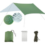 Tenda de Praia Multifuncional para Exterior, Impermeável, com Proteção Solar, Abrigo de Sol, Pérgola