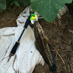 HENGJIA 5 PCS Iscas Moles para Pesca na Água, Iscas de Rã Raio com Caixa de Plástico, Iscas Moles para Pesca na Água