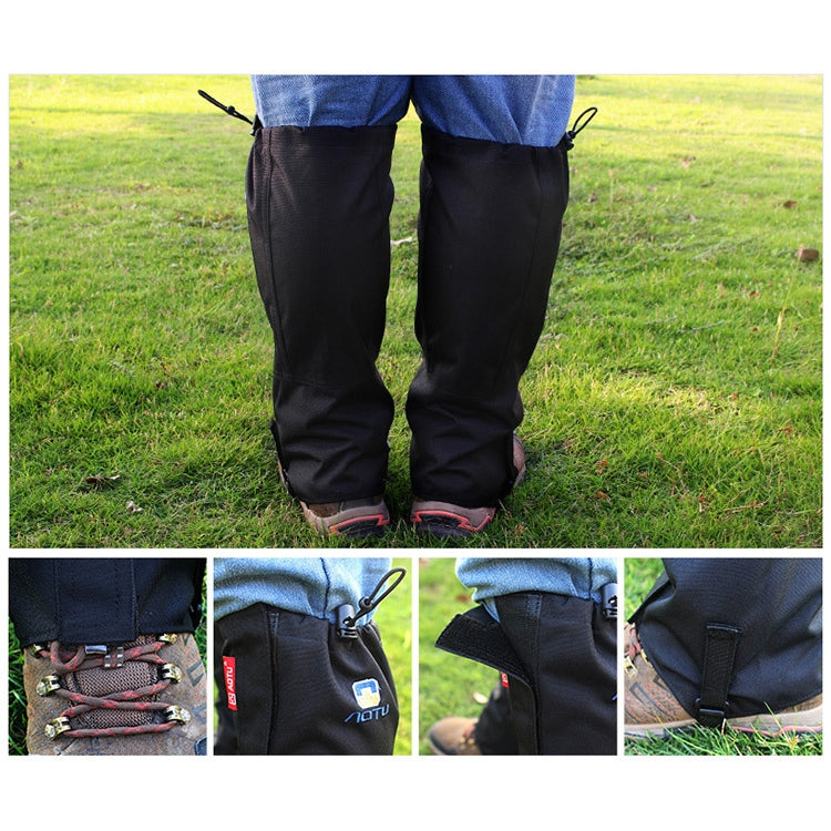 Aotu AT8909 125cm capas impermeáveis para sapatos de neve para campismo ao ar livre, tecido Oxford, capas para pés anti-mosquito, Aotu AT8909 azul, Aotu AT8909 vermelho, Aotu AT8909 preto, Aotu AT8909 verde, Aotu AT8909 cinzento