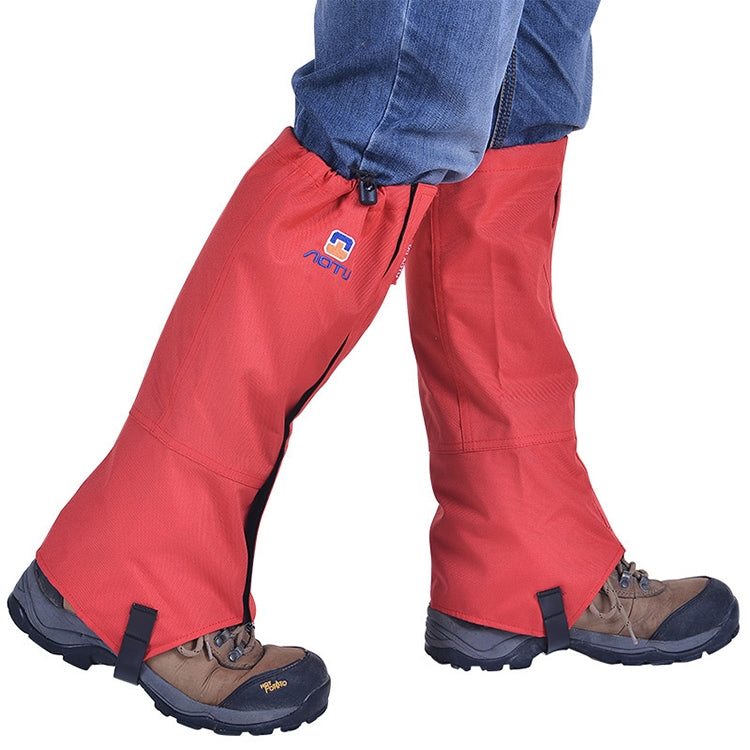 Aotu AT8909 125cm capas impermeáveis para sapatos de neve para campismo ao ar livre, tecido Oxford, capas para pés anti-mosquito, Aotu AT8909 azul, Aotu AT8909 vermelho, Aotu AT8909 preto, Aotu AT8909 verde, Aotu AT8909 cinzento