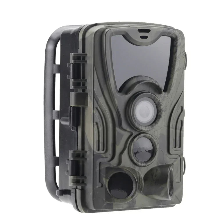 Câmara de Caça de Segurança HC801A 8MP à Prova de Água IP65 com Visão Noturna IR, Programa Novatek 96650, Ângulo Largo de 120 Graus, Ângulo de Detecção PIR de 110 Graus, HC801A