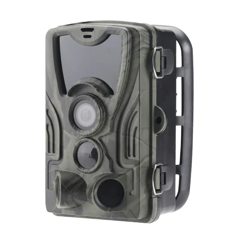Câmara de Caça de Segurança HC801A 8MP à Prova de Água IP65 com Visão Noturna IR, Programa Novatek 96650, Ângulo Largo de 120 Graus, Ângulo de Detecção PIR de 110 Graus, HC801A