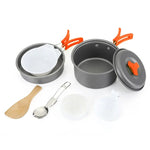 Conjunto de Panelas e Utensílios para Campismo ao Ar Livre Aotu AT6385 para 1-2 Pessoas, Aotu AT6385