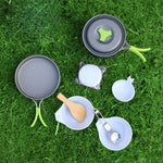 Conjunto de Panelas e Utensílios para Campismo ao Ar Livre Aotu AT6385 para 1-2 Pessoas, Aotu AT6385