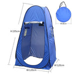 Tenda de Banho e Troca de Roupa Aotu AT6516 com Janela, Tamanho: 195x150x150cm, Tamanho: 195x150x150cm