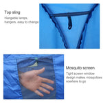 Tenda de Banho e Troca de Roupa Aotu AT6516 com Janela, Tamanho: 195x150x150cm, Tamanho: 195x150x150cm