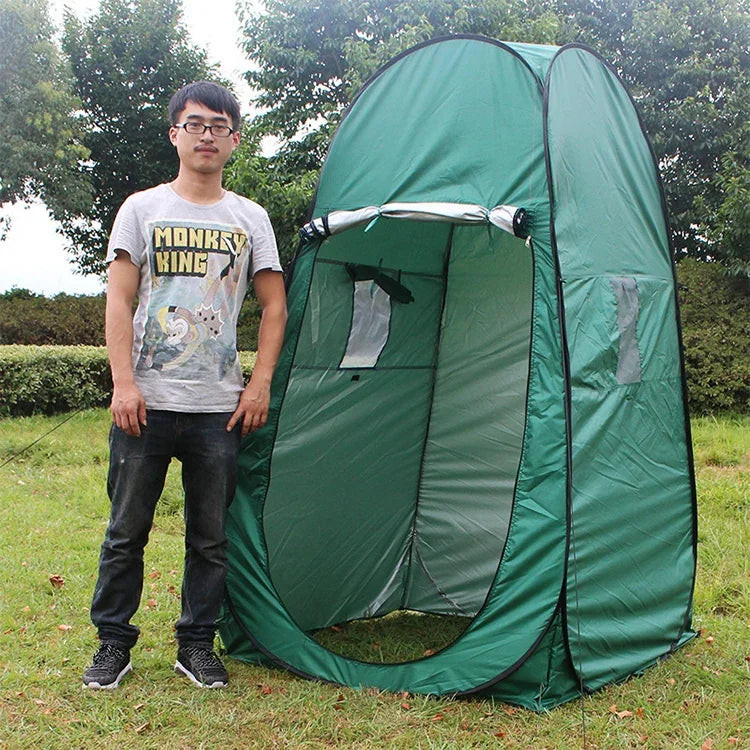 Tenda de Banho e Troca de Roupa Aotu AT6516 com Janela, Tamanho: 195x150x150cm, Tamanho: 195x150x150cm