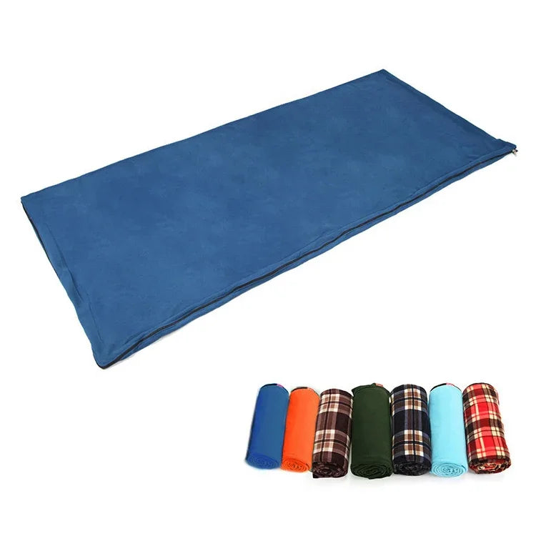 Saco-Cama de Lã para Campismo ao Ar Livre Aotu AT6109 para Adultos, Entrega de Cor Aleatória, Tamanho: 180x75cm, Tamanho: 180x75cm