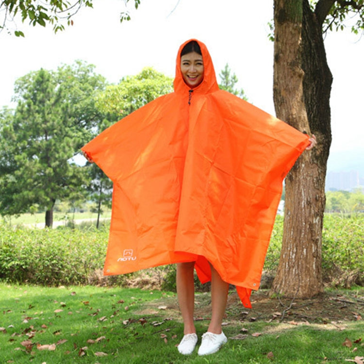Impermeável Multifuncional 3 em 1 Aotu AT6927 para Campismo ao Ar Livre, Manta de Piquenique, Tamanho: 217x143cm, 217x143cm (Laranja), 217x143cm (Azul)