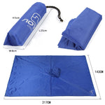 Impermeável Multifuncional 3 em 1 Aotu AT6927 para Campismo ao Ar Livre, Manta de Piquenique, Tamanho: 217x143cm, 217x143cm (Laranja), 217x143cm (Azul)