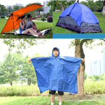 Impermeável Multifuncional 3 em 1 Aotu AT6927 para Campismo ao Ar Livre, Manta de Piquenique, Tamanho: 217x143cm, 217x143cm (Laranja), 217x143cm (Azul)