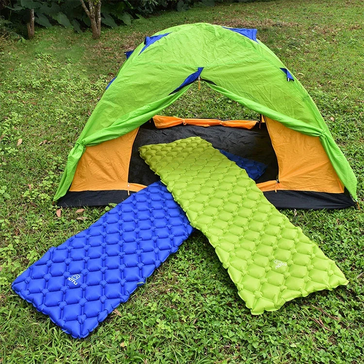 Aotu AT6241 Almofada Inflável para Camping ao Ar Livre Colchão de Ar TPU, Tamanho: 190x57x5.5cm, Tamanho: 190x57x5.5cm (Azul)