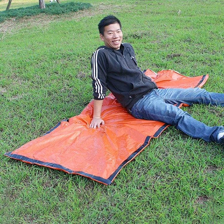 Saco-Cama Térmico Tipo Envelope para Primeiros Socorros em Campismo ao Ar Livre Aotu AT9040 para Adultos, Tamanho: 213x91cm, Tamanho: 213x91cm