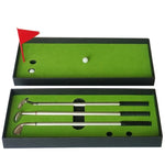 Tapete Mini de Putting para Golfe, Treinador de Vara de Empurrar, Tamanho: 24,5x10,5x3,5cm, Mini Campo