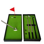 Tapete Mini de Putting para Golfe, Treinador de Vara de Empurrar, Tamanho: 24,5x10,5x3,5cm, Mini Campo