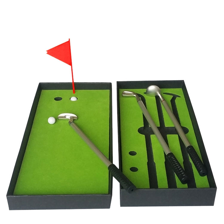 Tapete Mini de Putting para Golfe, Treinador de Vara de Empurrar, Tamanho: 24,5x10,5x3,5cm, Mini Campo