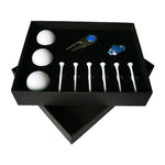 Conjunto de Presente 11 em 1 com 6 Tees de Golfe + Ferramenta Divot + 3 Bolas de Golfe, 11 em 1 Azul, 11 em 1 Vermelho