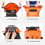 XINDA H-BAG03 Mochila de Montanhismo Impermeável para Armazenamento a Montante 20L, 20L