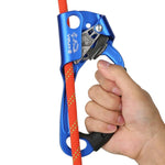 XINDA TP-8606 agarrador de corda manual antiqueda para trabalho aéreo e escalada em rocha ao ar livre, para cordas de 8-12mm de diâmetro, direito, direito
