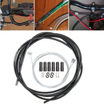 Conjunto Universal de Tubos para Cabo de Travão de Bicicleta, Preto, Laranja, Verde, Cinzento, Azul, Vermelho, Branco, Amarelo
