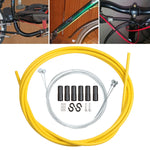 Conjunto Universal de Tubos para Cabo de Travão de Bicicleta, Preto, Laranja, Verde, Cinzento, Azul, Vermelho, Branco, Amarelo