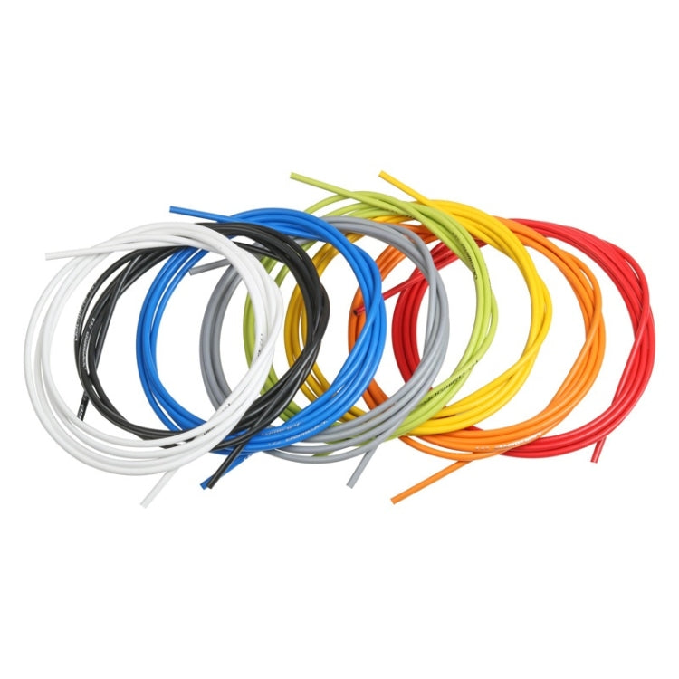 Conjunto Universal de Tubos para Cabo de Travão de Bicicleta, Preto, Laranja, Verde, Cinzento, Azul, Vermelho, Branco, Amarelo