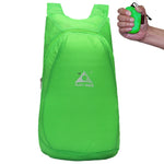 1328 Mochila Dobrável Portátil para Escalada ao Ar Livre 20L Anti-Respingo Ultraligeira, Carga Máxima: 15kg, Mochila