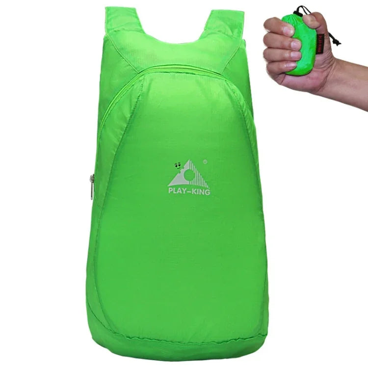 1328 Mochila Dobrável Portátil para Escalada ao Ar Livre 20L Anti-Respingo Ultraligeira, Carga Máxima: 15kg, Mochila