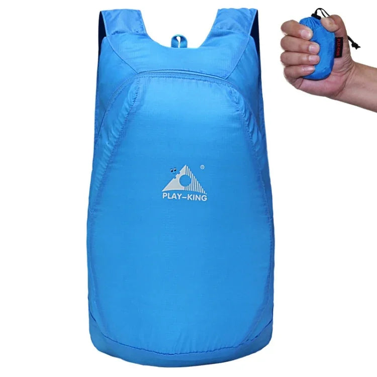 1328 Mochila Dobrável Portátil para Escalada ao Ar Livre 20L Anti-Respingo Ultraligeira, Carga Máxima: 15kg, Mochila