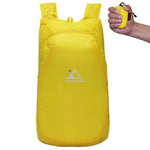 1328 Mochila Dobrável Portátil para Escalada ao Ar Livre 20L Anti-Respingo Ultraligeira, Carga Máxima: 15kg, Mochila
