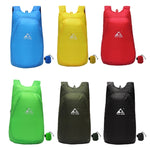 1328 Mochila Dobrável Portátil para Escalada ao Ar Livre 20L Anti-Respingo Ultraligeira, Carga Máxima: 15kg, Mochila