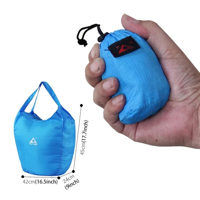 1329 Bolsa Portátil Dobrável Anti-Respingo para Escalada ao Ar Livre Ultraligeira de Mão, Bolsa de Mão