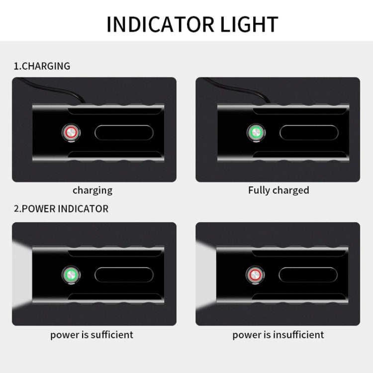 Luz Frontal de Bicicleta BX2 com Carregamento USB para Guiador LED (3 Horas, Lâmpadas L2), 3 Horas, Lâmpadas L2