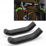 1 Par de Capas de Proteção de Silicone Universais para Travão de Bicicleta, Capas de Travão Pretas