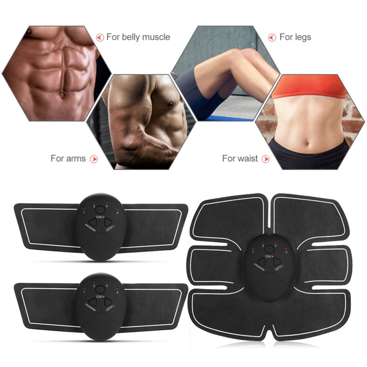 Kit de Eletrodos EMS para Tonificação Corporal com Sistema Inteligente de Modelação, Estimulador Muscular para Treino Fitness em Casa para Homens / Mulheres, YZ-808