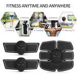 Kit de Eletrodos EMS para Tonificação Corporal com Sistema Inteligente de Modelação, Estimulador Muscular para Treino Fitness em Casa para Homens / Mulheres, YZ-808