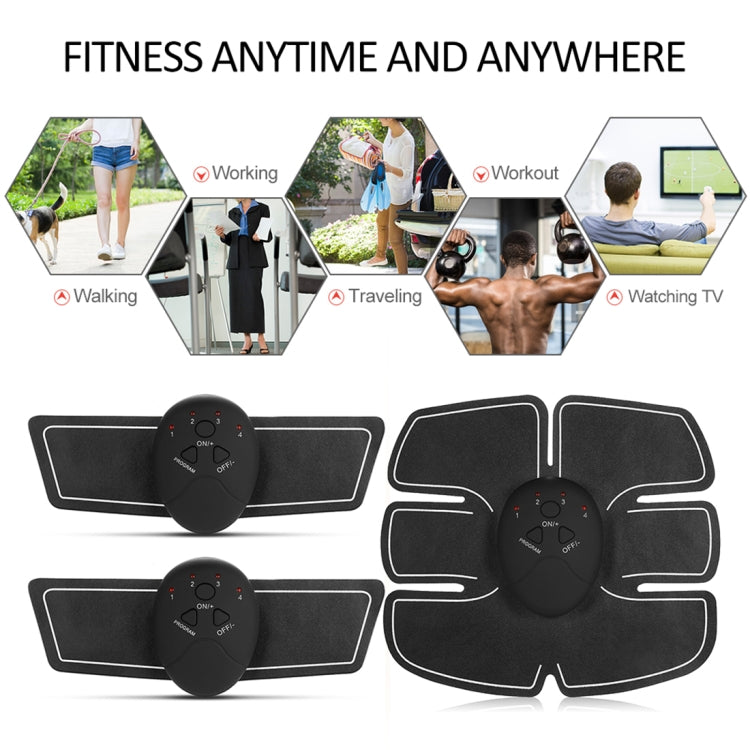 Kit de Eletrodos EMS para Tonificação Corporal com Sistema Inteligente de Modelação, Estimulador Muscular para Treino Fitness em Casa para Homens / Mulheres, YZ-808