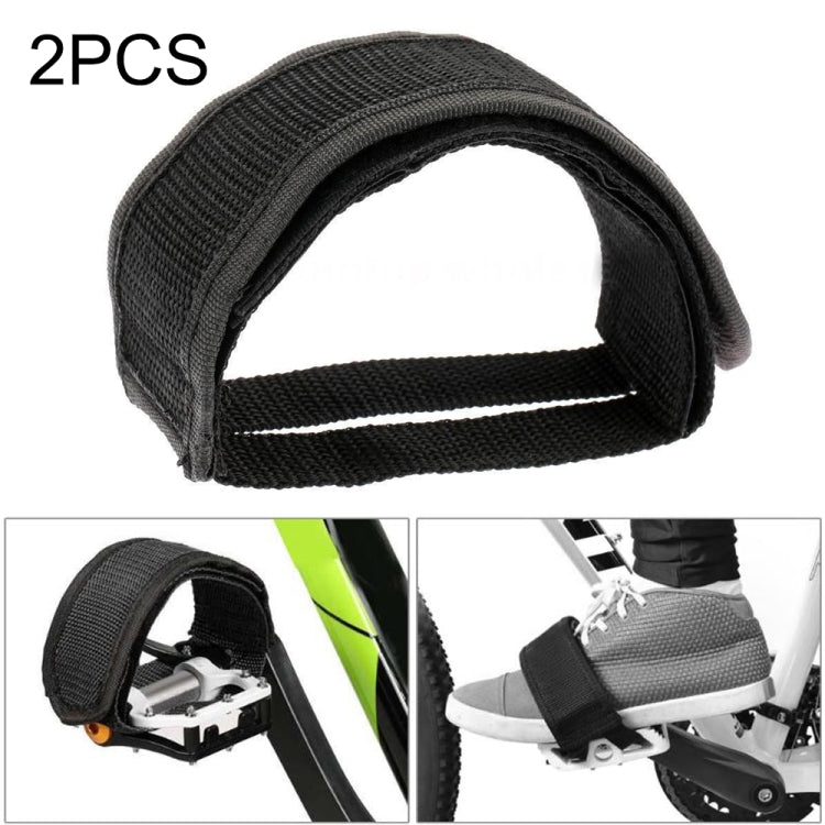2 PCS Conjunto de Bandas para Pedais de Bicicleta com Tiras Antiderrapantes para Pés