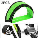 2 PCS Conjunto de Bandas para Pedais de Bicicleta com Tiras Antiderrapantes para Pés