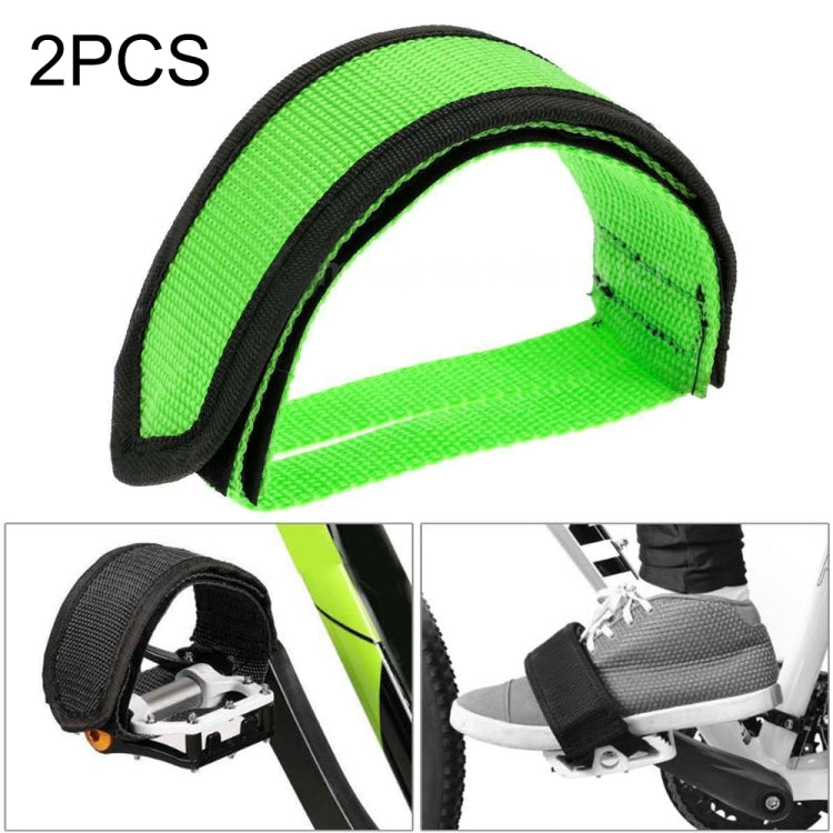2 PCS Conjunto de Bandas para Pedais de Bicicleta com Tiras Antiderrapantes para Pés