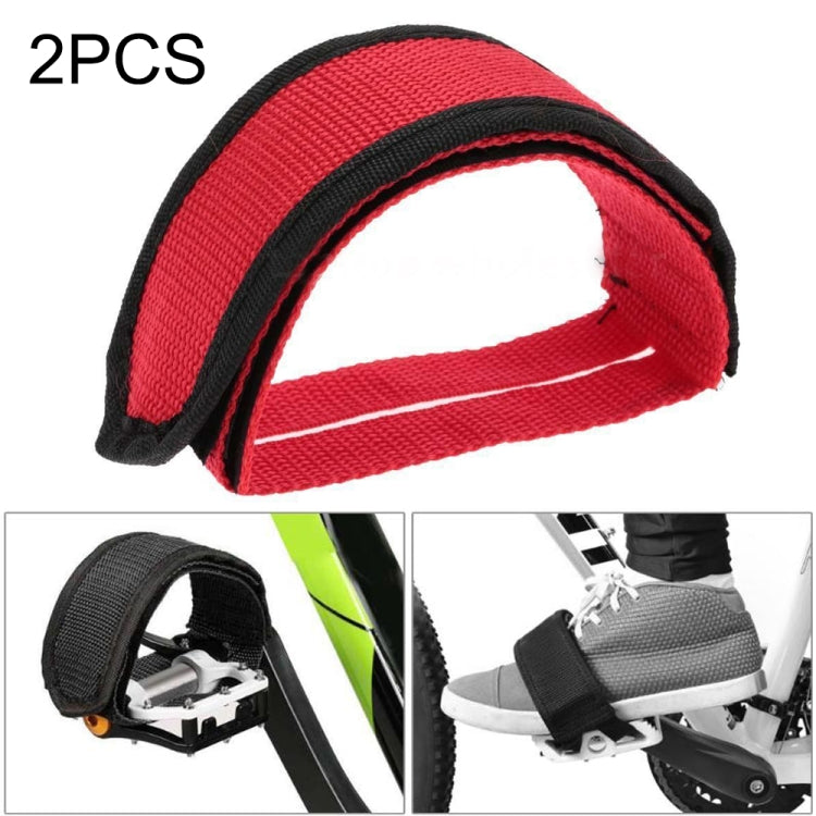 2 PCS Conjunto de Bandas para Pedais de Bicicleta com Tiras Antiderrapantes para Pés