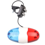 Buzina Eletrónica de 4 Tons para Bicicleta com Luz Traseira LED para Bicicleta de Montanha, Buzina de 4 Tons com Luz Traseira LED
